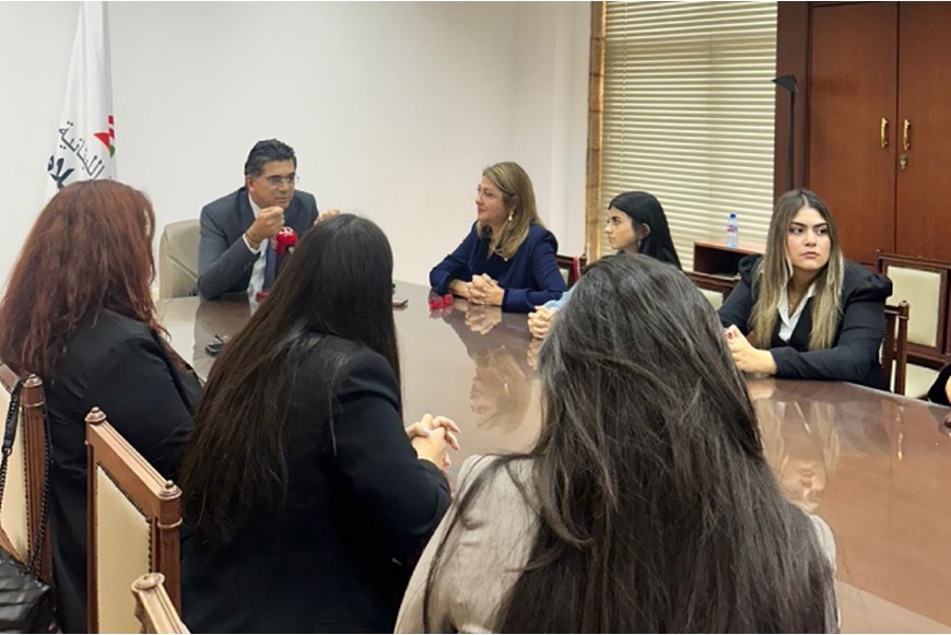 NDU Journalism Students Meet with Ministers and Media Professionals 5